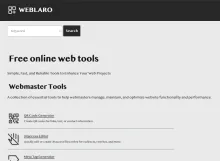 Weblaro.com Free Online Tools